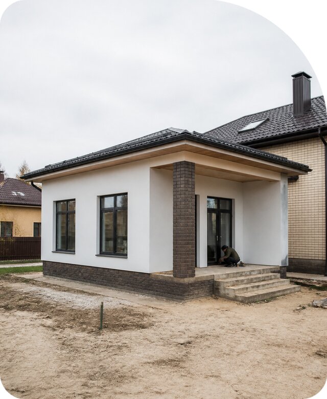 Строительство одноэтажной пристройки в Арсеньеве от 462600 р. | РадиДОМА-Рсн
